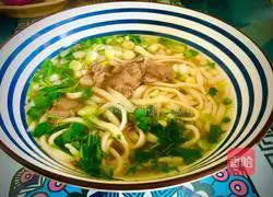Illustration of how to make beef soup handmade noodles 7