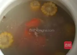 Corn, yam and pork ribs soup recipe 6