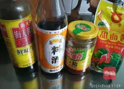 Illustration of making fried noodles 3