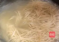 Illustration of tomato meat sauce noodle soup 15