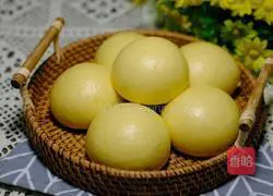 Illustration of how to make pumpkin steamed buns 14