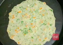 Celery Leaf Carrot Egg Pancake Recipe Illustration 16