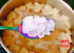 Apple Tremella Soup Recipe Illustration 8