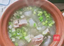 Winter melon, barley and pork ribs soup recipe 5