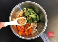 Illustration of how to make cold yuba 10