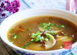 Illustration of how to make scallop and white rice cake soup 11