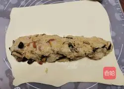 Illustration of how to make glutinous rice rolls 11