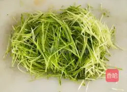 Illustration of how to make shredded radish meatballs 2