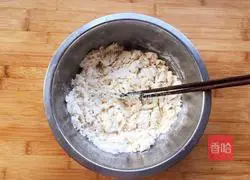 Illustration of how to make chive flower rolls 2