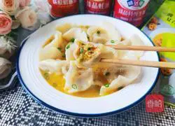 Sour soup dumplings Illustration of practice 16