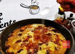 Illustration of chicken stewed with potatoes 17