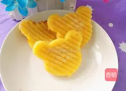 Orange milk pancakes (little bear head shape) 19