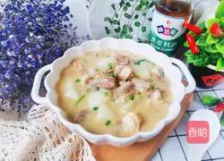 Illustration of how to make mutton and radish soup 14