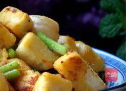 Recipe for stir-fried diced steamed buns with garlic moss Illustration 10