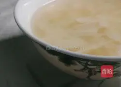 Illustration of making sweet bean curd and barley soup 6