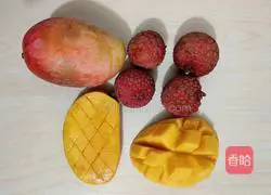 Milk mango juice recipe 1