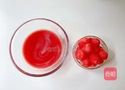 Illustration of how to make watermelon, lime and jasmine drink 4