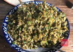 Illustration of how to make stuffed buns with lotus root and pickled cabbage 13