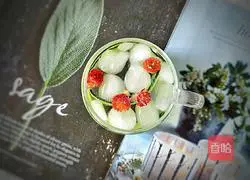 Illustration of how to make cool cucumber refreshing drink 6