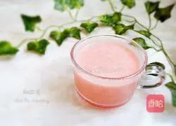 Illustration of tomato and pear juice (detoxification and beauty) 10