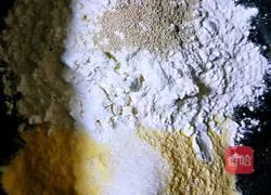 Illustration of how to make milky cornmeal pancakes (coarse grains) 2