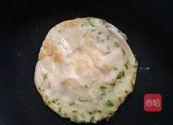 Illustration of how to make scallion pancake 10