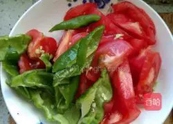 Illustration of how to make steamed beans and noodles 3