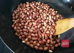Illustration of how to make fried peanuts 3