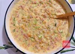 Illustration of how to make colorful layer cake 3