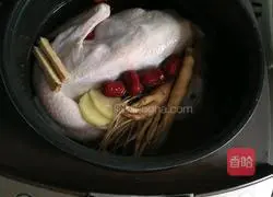 Fresh ginseng duck soup recipe 3