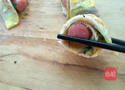 Illustration of the home version of grilled cold noodles 10