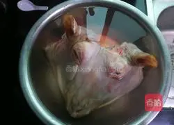 Sheep cake jelly ~ Illustration of how to make sheep head 2