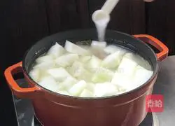 Illustration of how to make watercress and winter melon bone soup 9