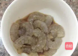 Illustration of how to make shrimp fried noodles 2