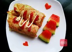 Illustration of how to make delicious quick breakfast cake 9