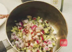 Illustration of how to make pan-fried lamb chops with roasted pumpkin with thyme 6