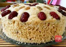 Illustration of how to make farmer's jujube cake 8