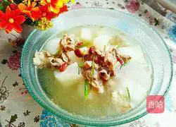 Illustration of how to make mutton and radish soup 20