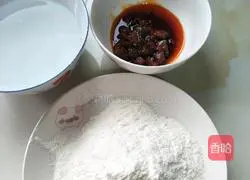 Illustration of how to make homemade sauce pancakes 1