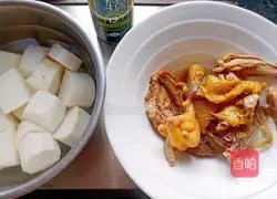 Illustration of how to make health-preserving native chicken and yam soup 7