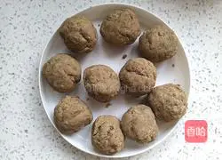 Illustration of how to make mung bean cake 5