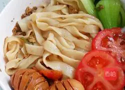 Illustration of how to make fried noodles 12