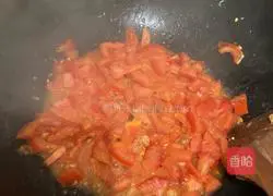 Illustration of how to make tomato and egg noodles 6