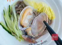 Illustration of how to make clear soup soba noodles 10