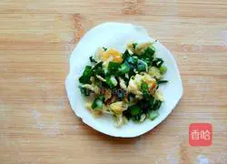 Leeks, eggs and shrimp dumplings Practice illustration 8