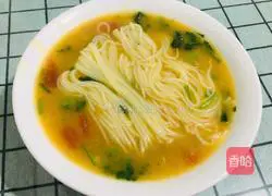 Illustration of how to make clear soup noodles 9