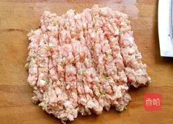 Illustration of how to make pork and leek dumplings 3