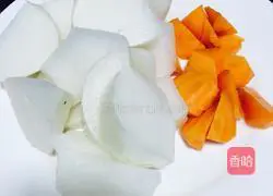 Rax Illustration of how to cook duck legs and stewed radish 10