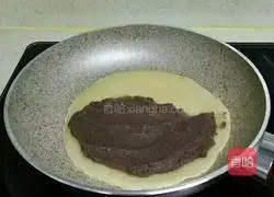 Illustration of how to make bean paste pancakes 5