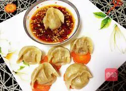 Illustration of how to make steamed dumplings with loofah and meat filling 13